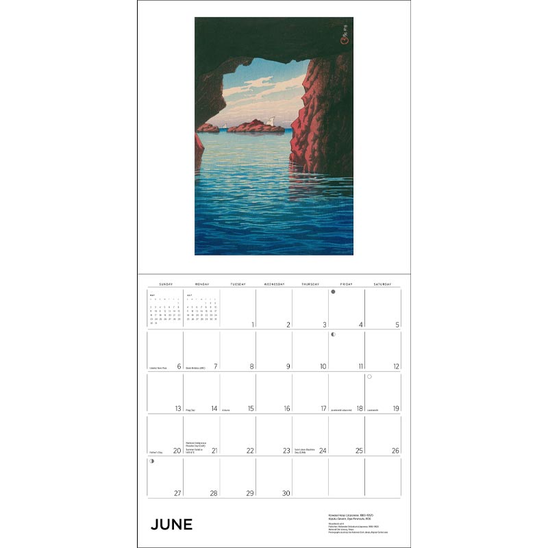 Kawase Hasui Wall Calendar 2027