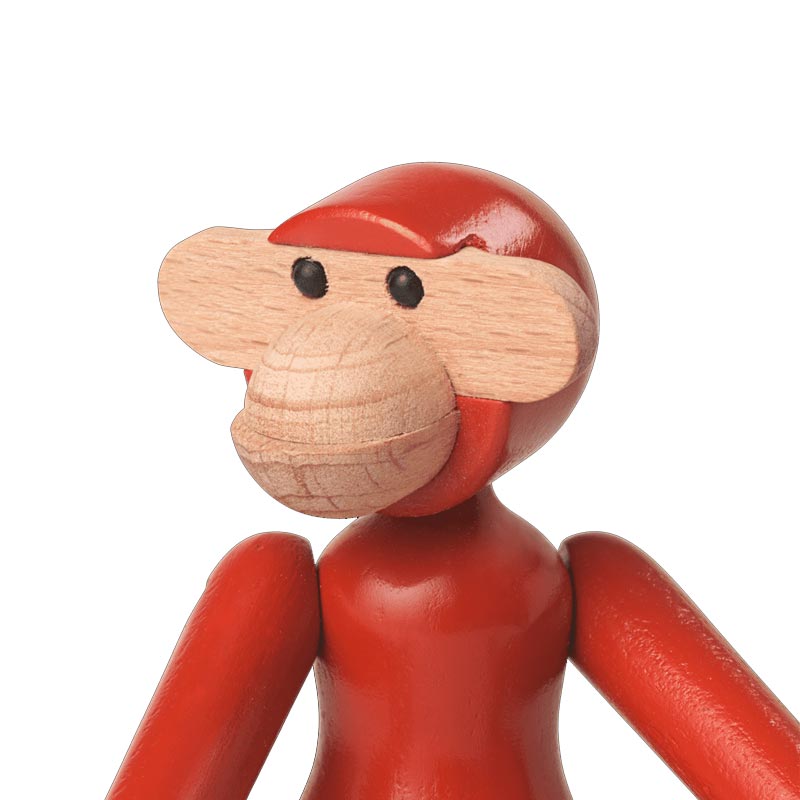 Kay Bojesen Monkey - mini, vintage red