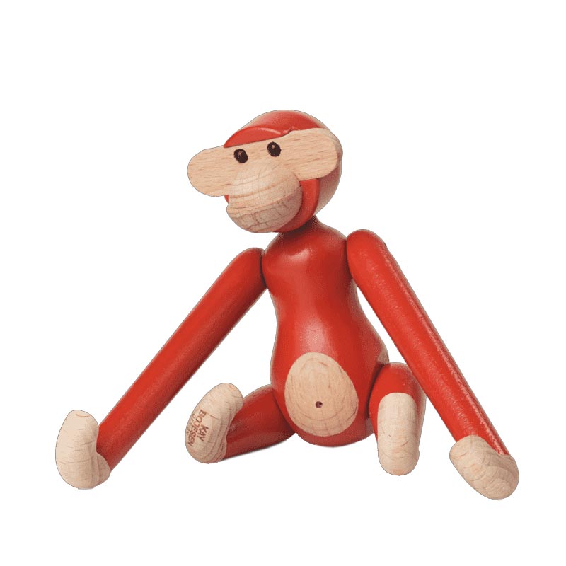Kay Bojesen Monkey - mini, vintage red