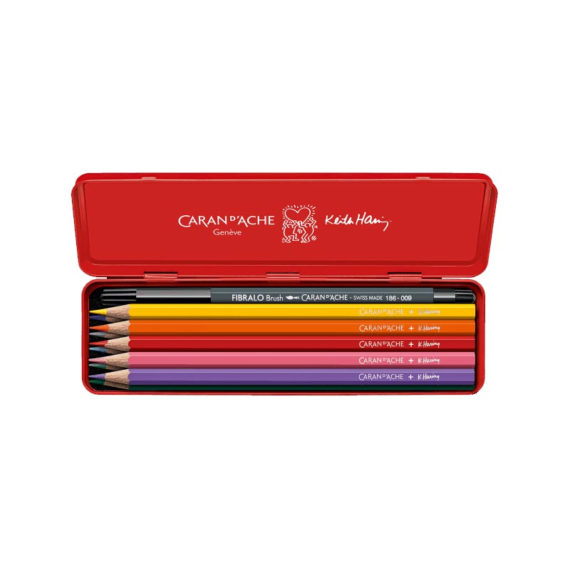 Keith Haring colour pencil set by Caran d’Ache - special edition
