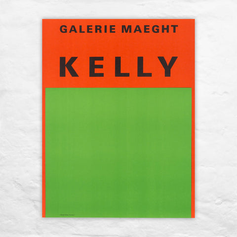 Orange and Green (1964) poster by Ellsworth Kelly