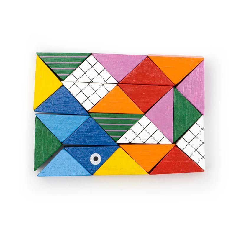 Kidoki Twist-a-zoo Wooden Puzzle by Kikkerland