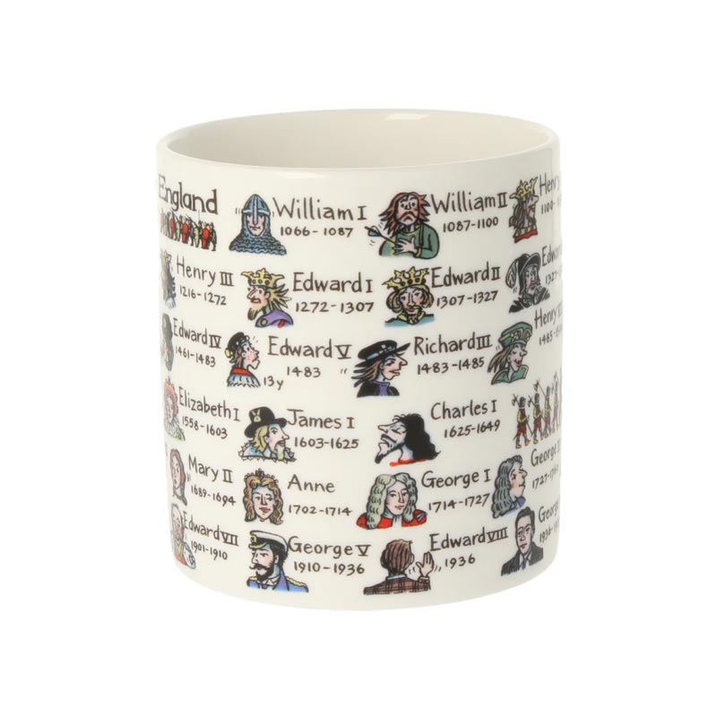 Kings & Queens with dates mug