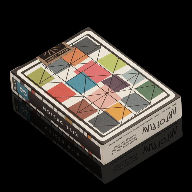 Charles and Ray Eames Kite Playing Cards by Art of Play
