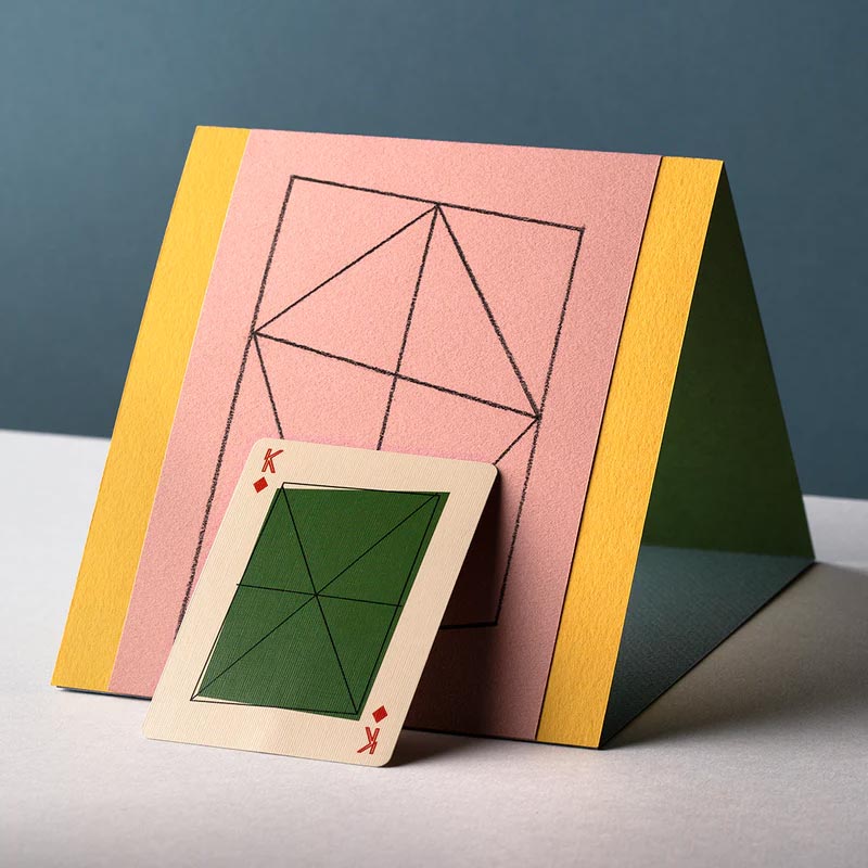 Charles and Ray Eames Kite Playing Cards by Art of Play