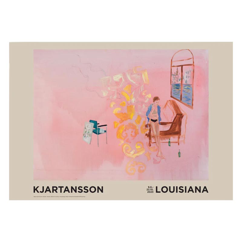The End (pink) poster by Ragnar Kjartansson