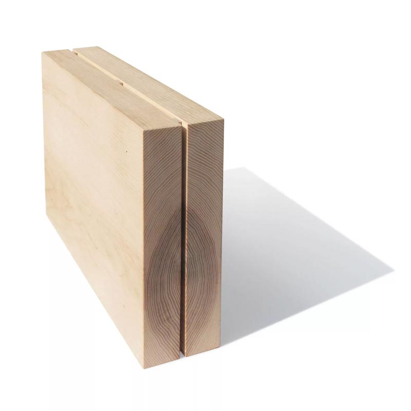 Timber Twin Knife Block des. Simon Bredt for Side by Side