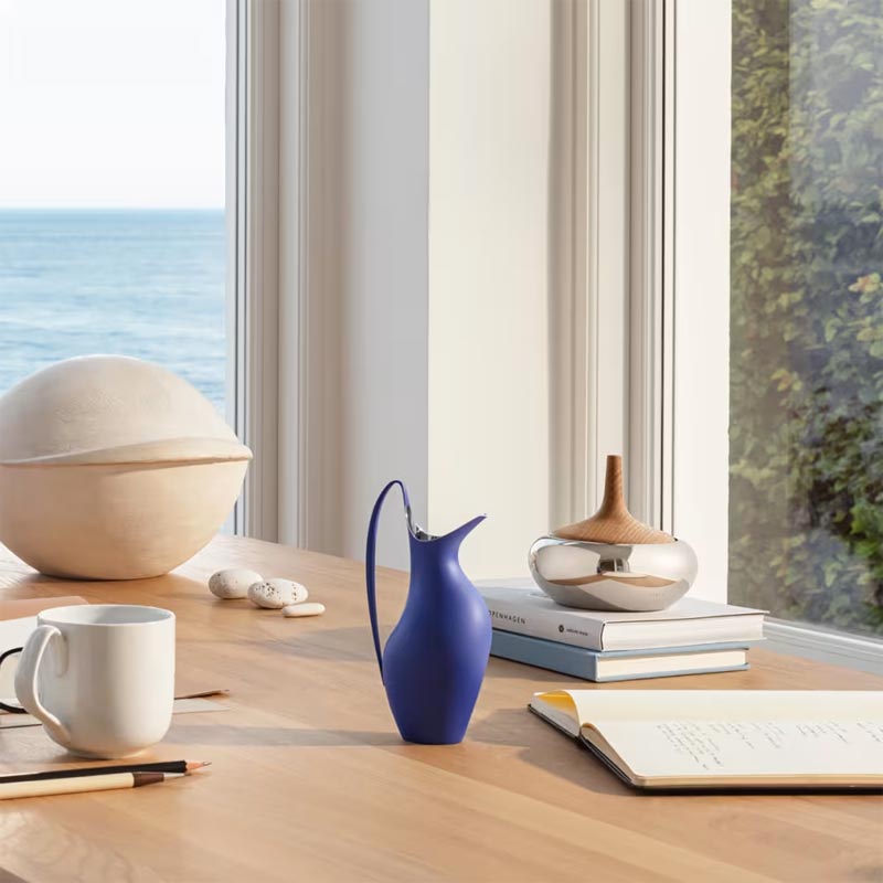 Koppel Pitcher, Petite, in Iconic Blue - by Georg Jensen