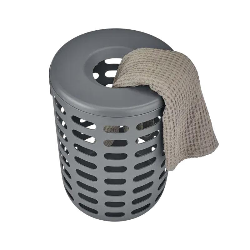 KORIE Laundry Basket - Magnet Grey - by Blomus