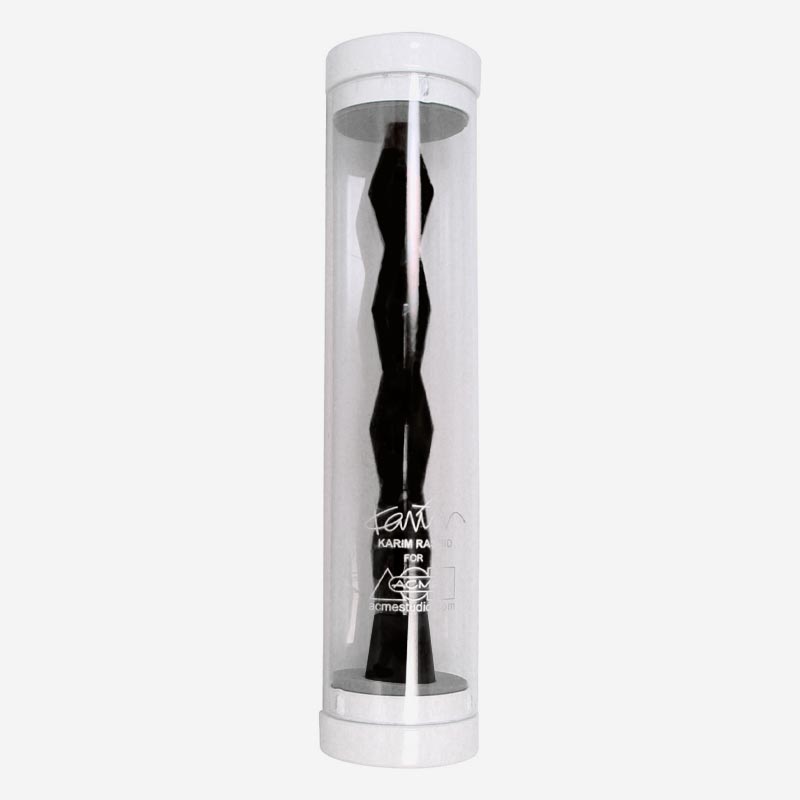 Kuzi Pen - Black - Retractable Roller Ball, des. Karim Rashid for ACME