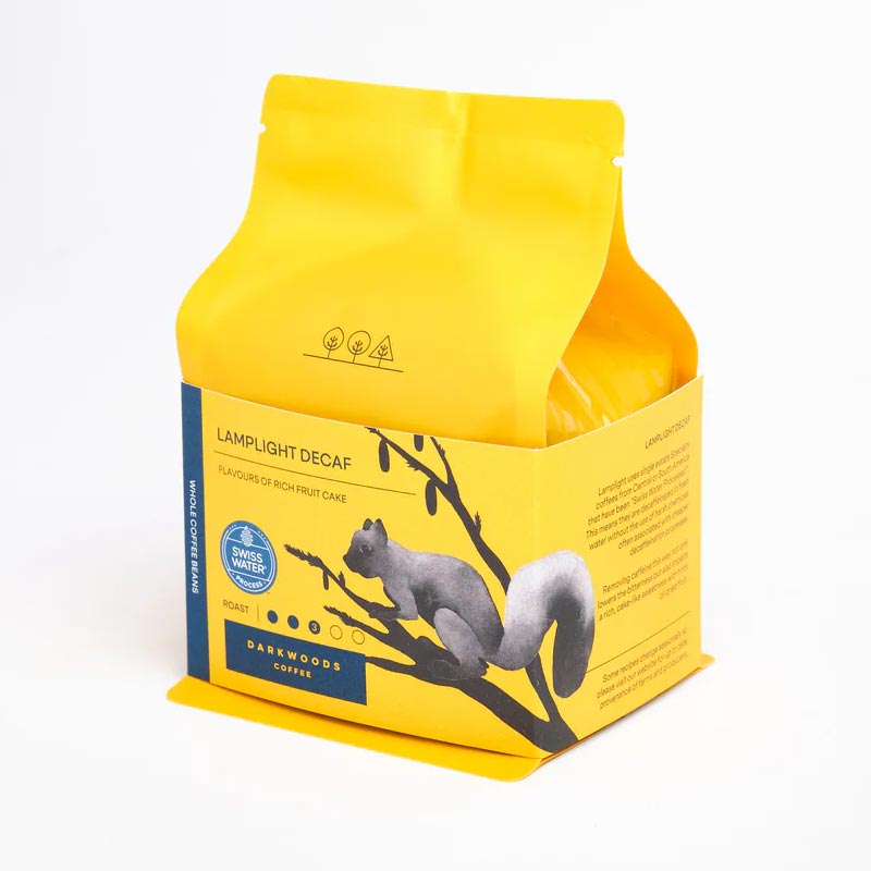 Lamplight decaf coffee by Dark Woods - coffee beans, 250g