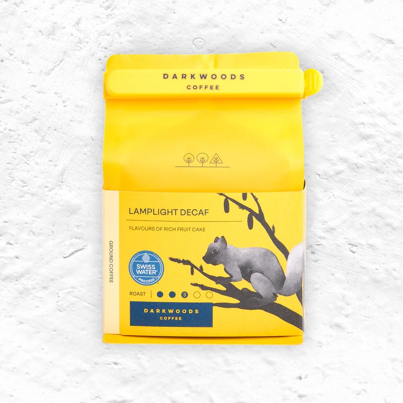 Lamplight decaf coffee by Dark Woods - ground coffee, 250g