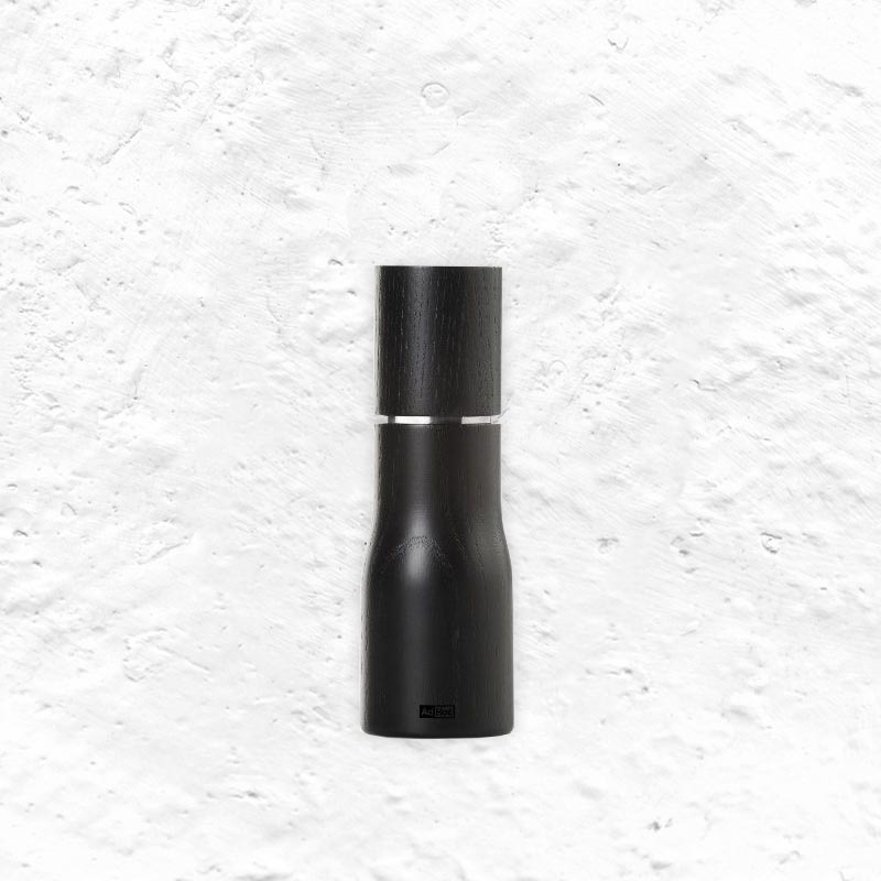 Levo Pepper / Salt Mill - Black Ash Wood - Small - by AdHoc