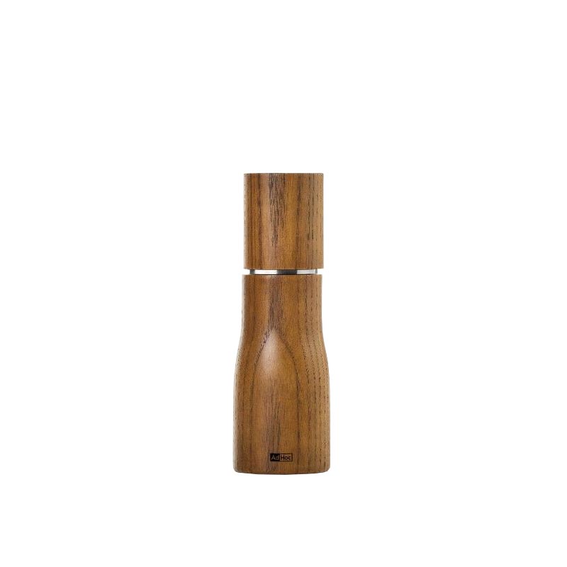 Levo Pepper / Salt Mill - Nut Brown Ash Wood - Small - by AdHoc