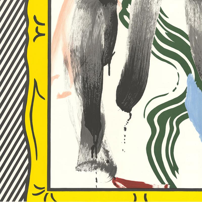 Against Apartheid poster by Roy Lichtenstein