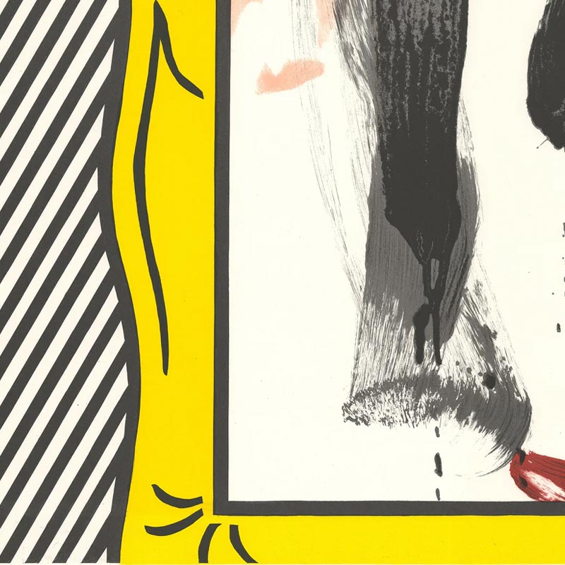 Against Apartheid poster by Roy Lichtenstein