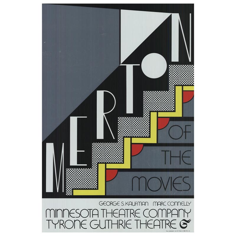 Merton of the Movies poster by Roy Lichenstein