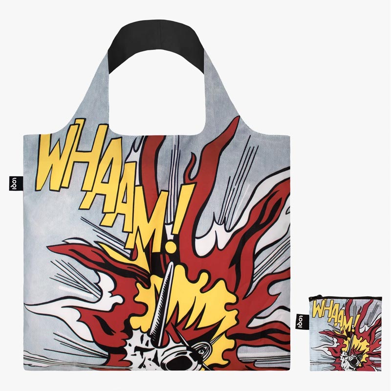 LOQI Foldaway Shopping Bag - Roy Lichtenstein - Whaam!
