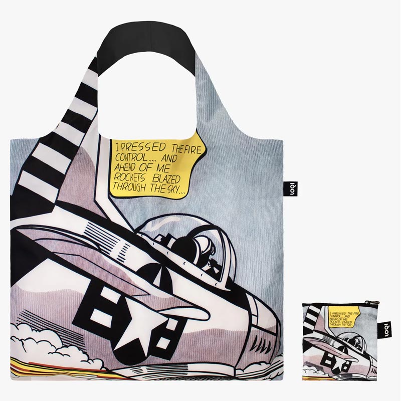 LOQI Foldaway Shopping Bag - Roy Lichtenstein - Whaam!