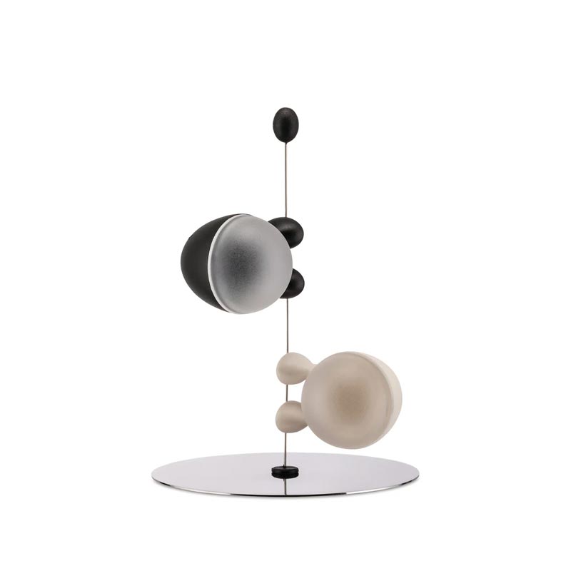 Lilliput Salt & Pepper Set - Black / White - des. Stefano Giovannoni for Alessi