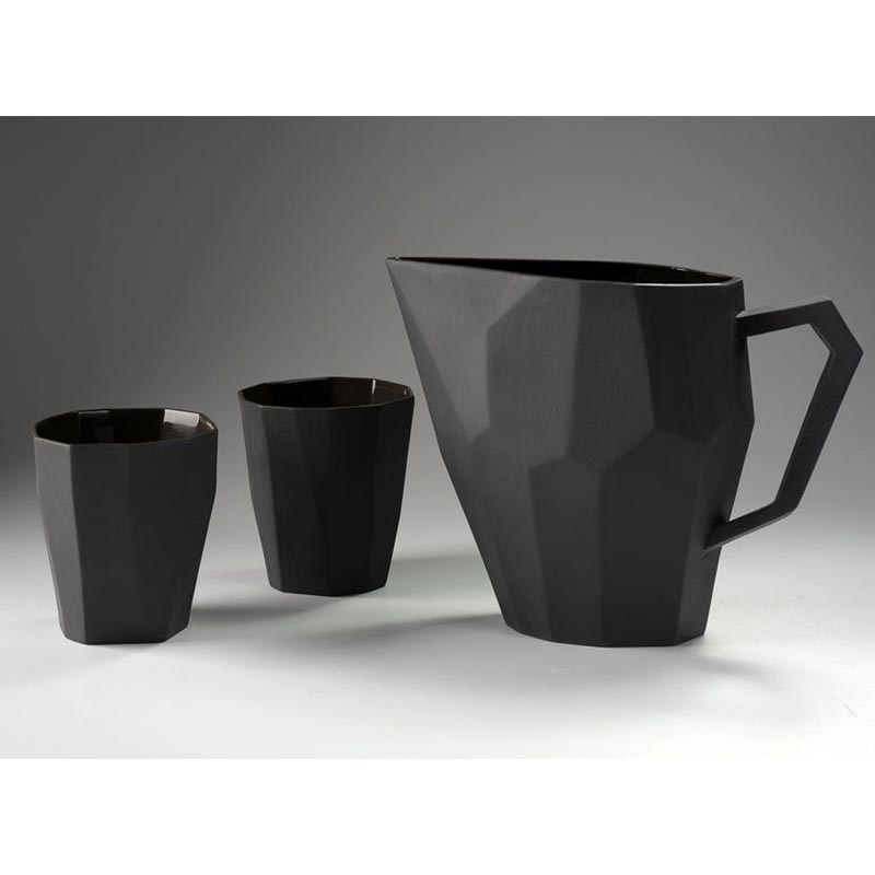 Limbo Jug - 1800 ml, Black - des. Marek Cecula, Polskie Fabryki Porcelany – Ćmielów Design Studio