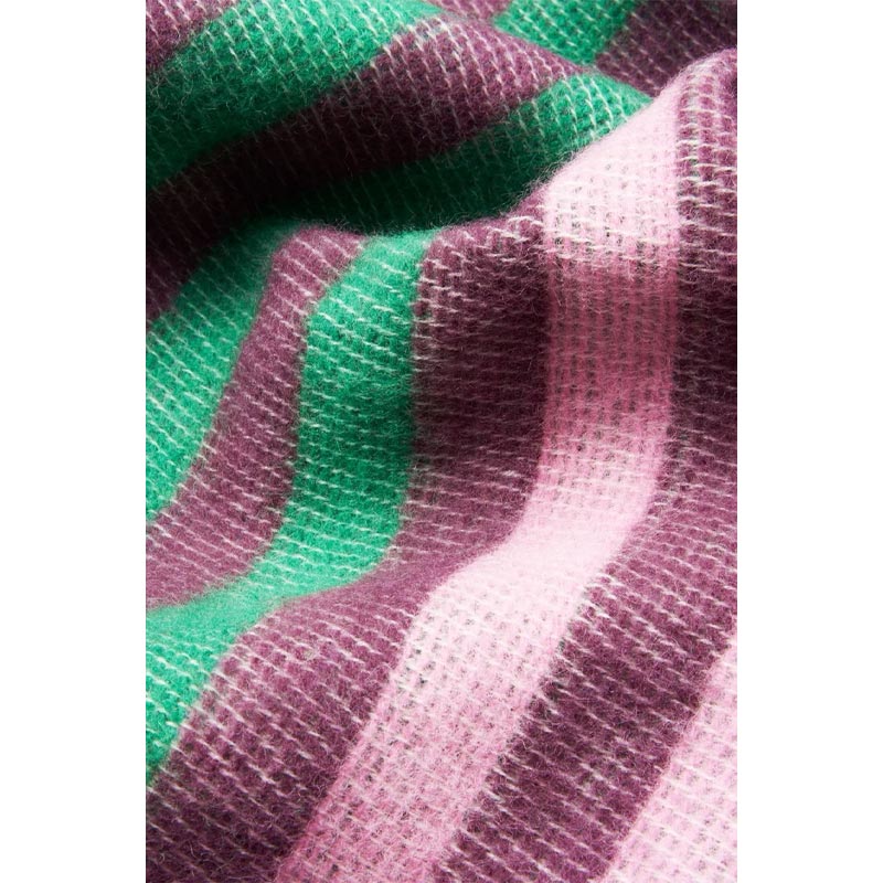 'Lined Up' Wool Blanket, by Céline Cornu
