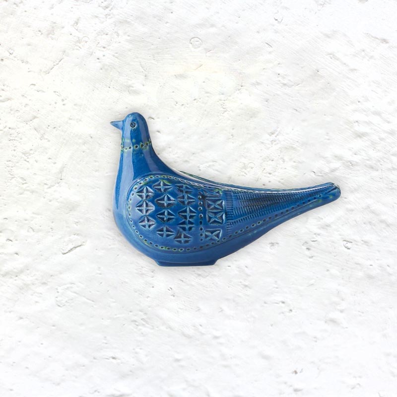 Rimini Blu Dove Number 121 des. Aldo Londi for Bitossi