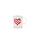 Crimson Love Heart mug des. Alexander Girard, 1971 - made by Vitra