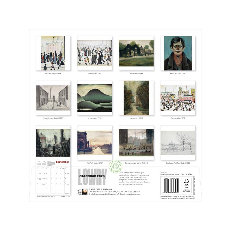 Lowry 2026 Wall Calendar