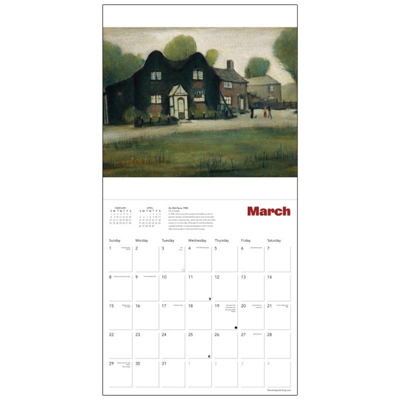 Lowry 2026 Wall Calendar