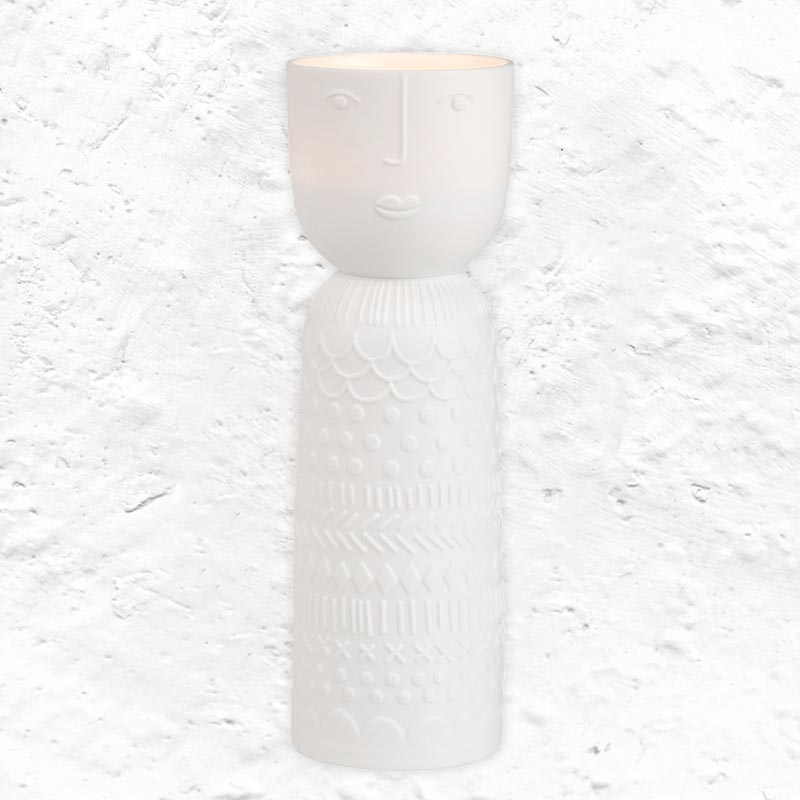 Lucia Porcelain Candle Holder