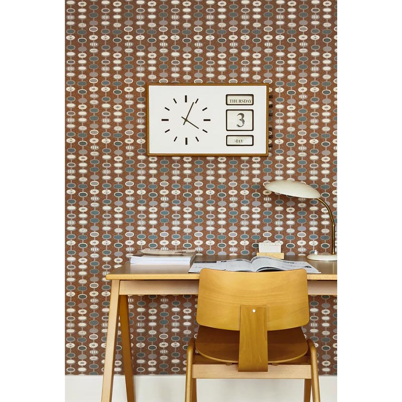 Provence Wallpaper - Chestnut - Lucienne Day