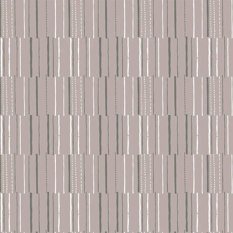 Syncopation Wallpaper - Grey - Lucienne Day