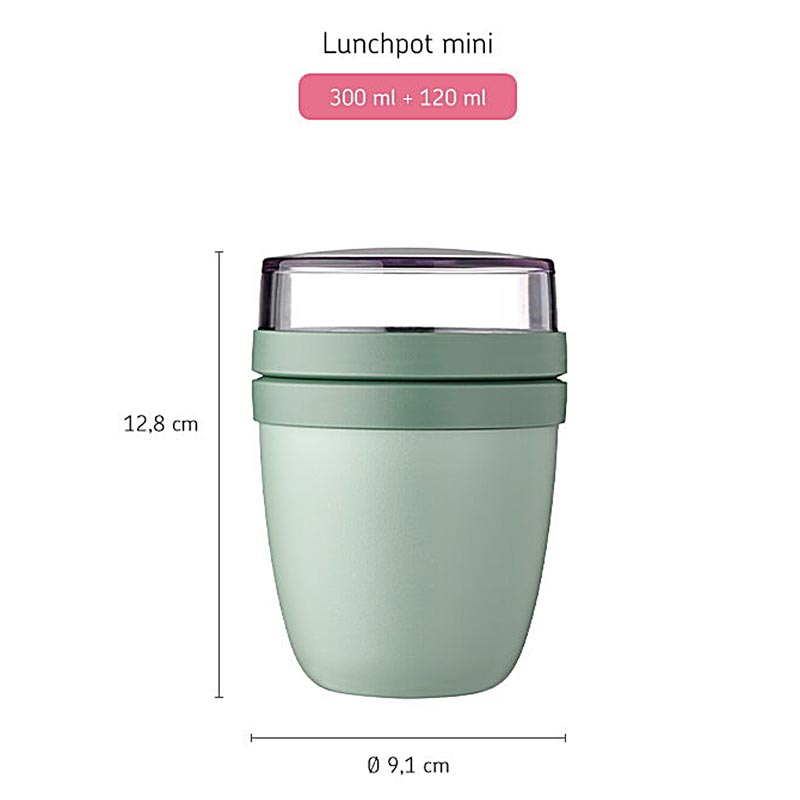 Mepal Nordic Sage mini Ellipse Lunch Pot
