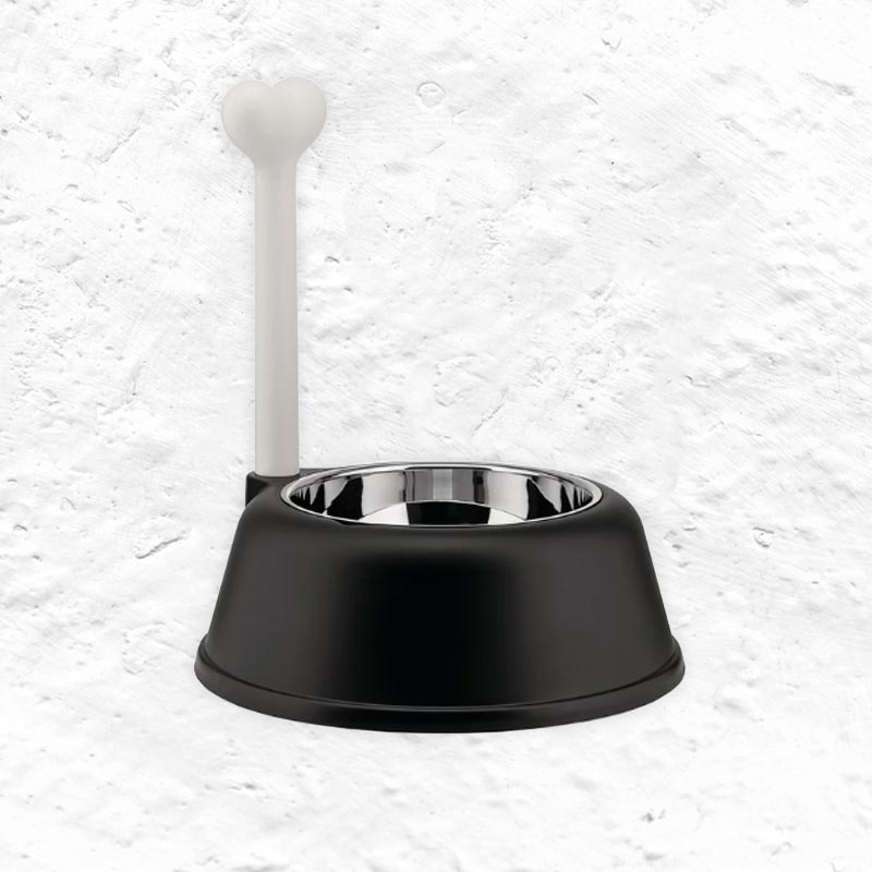 Lupita Dog Bowl - Black - des. Miriam Mirri for Alessi