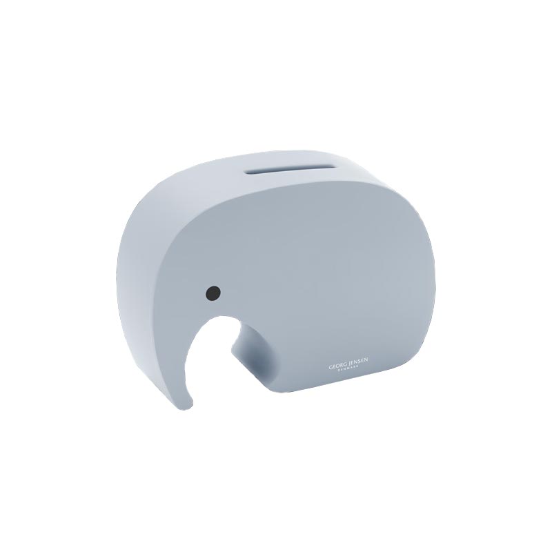 Miniphant money box, blueberry sprinkle - des. Jørgen Moller for Georg Jensen