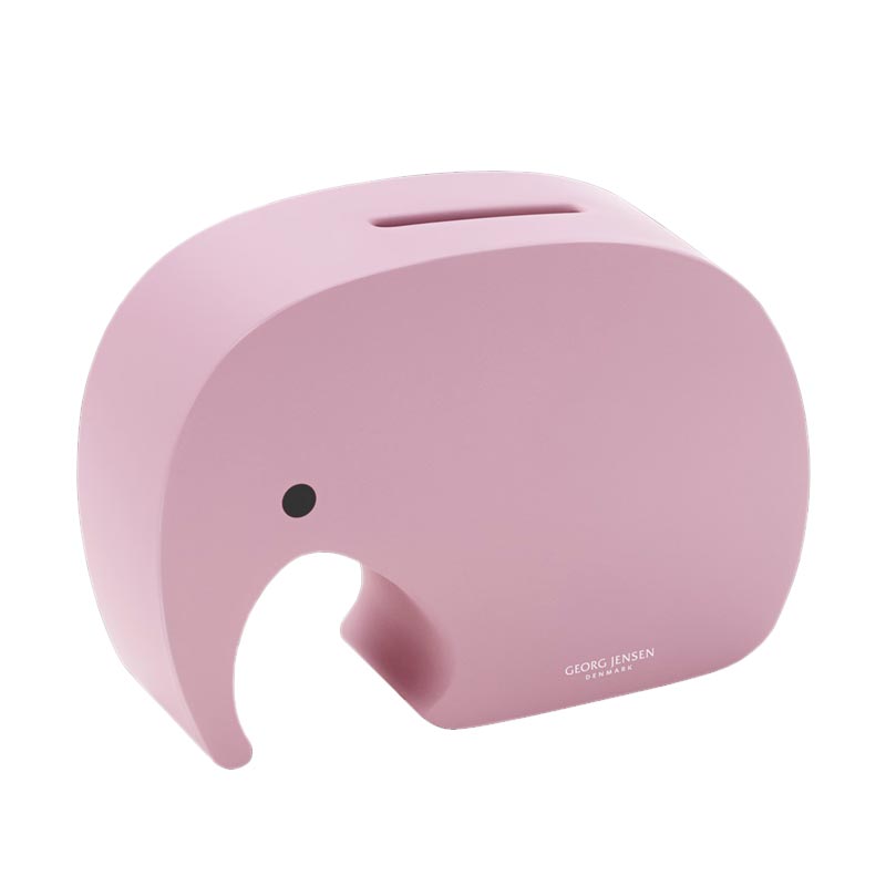 Miniphant money box, strawberry blush - des. Jørgen Moller for Georg Jensen