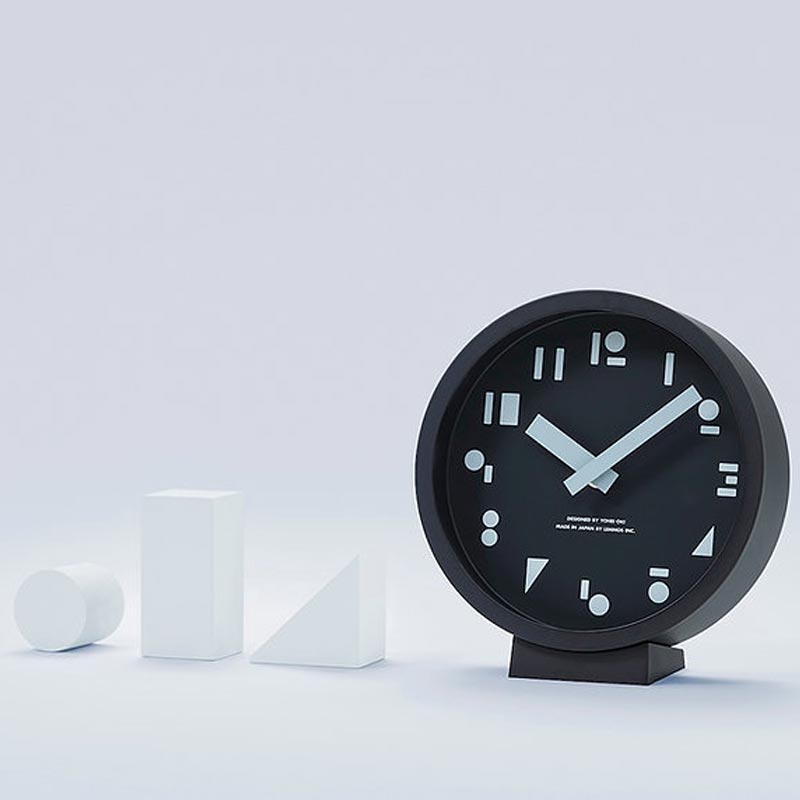Lemnos MSS Table Clock - Black - des. Yohei Oki