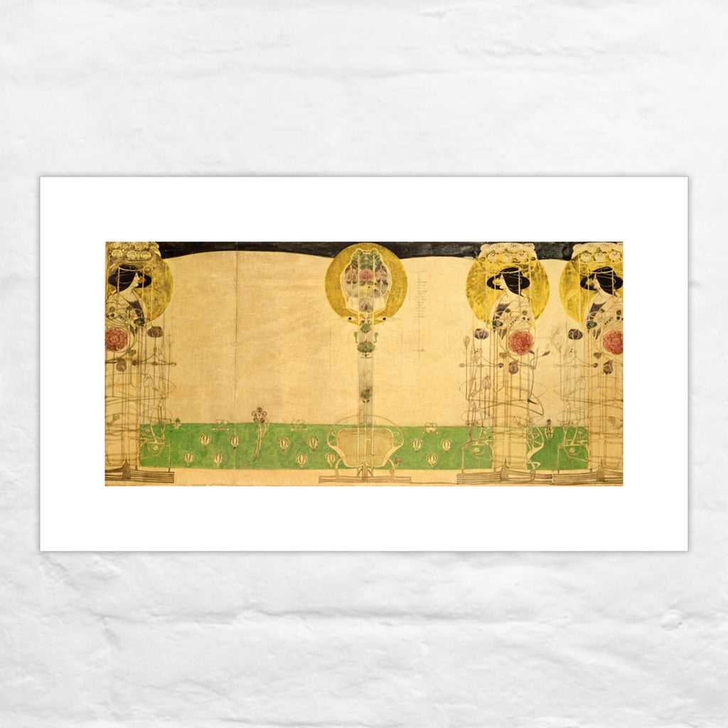 Miss Cranston's Buchanan Street Tearooms, 1896 poster by Charles Rennie Mackintosh