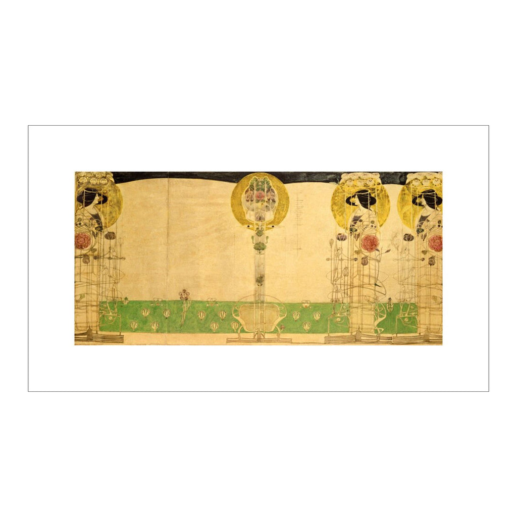 Miss Cranston's Buchanan Street Tearooms, 1896 poster by Charles Rennie Mackintosh