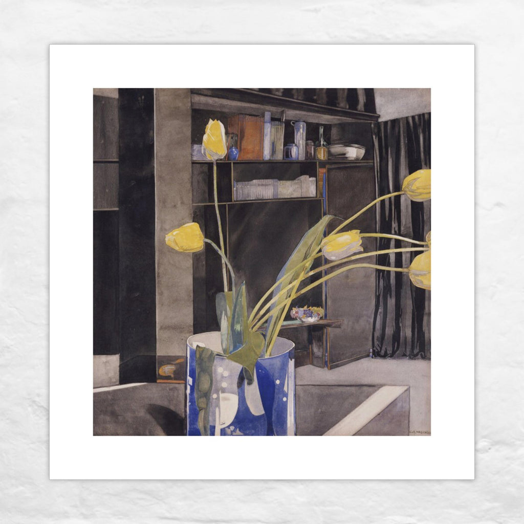 Yellow Tulips, c.1922 poster by Charles Rennie Mackintosh