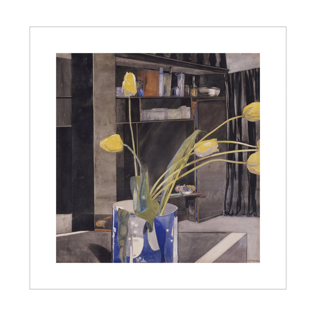 Yellow Tulips, c.1922 poster by Charles Rennie Mackintosh