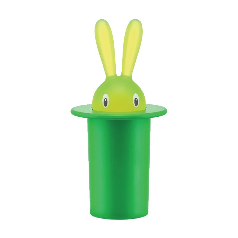 Magic Bunny Toothpick Holder - Green - des. Stefano Giovannoni for Alessi