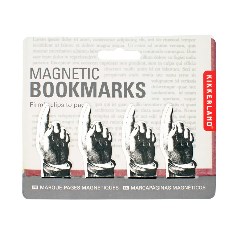Magnetic Pointing Bookmark, by Kikkerland