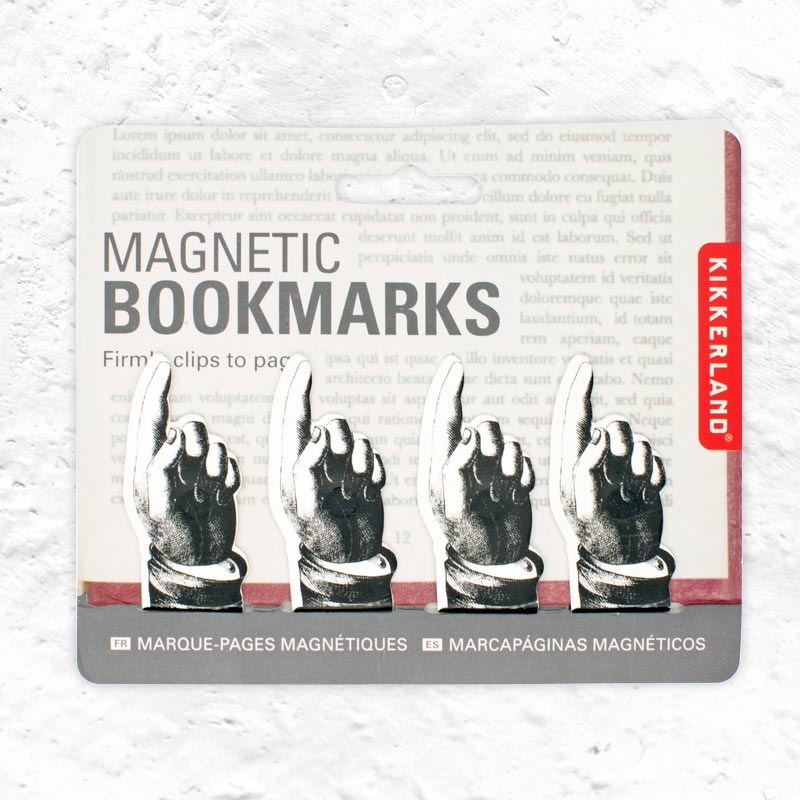 Magnetic Pointing Bookmark, by Kikkerland