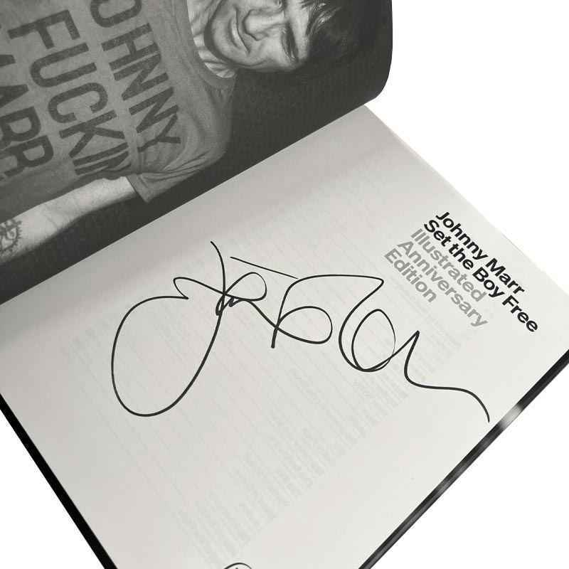 Set the Boy Free, by Johnny Marr - Signed, Illustrated Anniversary Hardback Edition