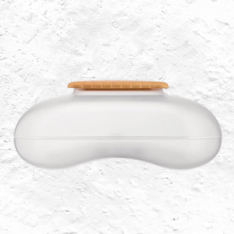 Mary Biscuit Box in ice, des. Stefano Giovannoni for Alessi