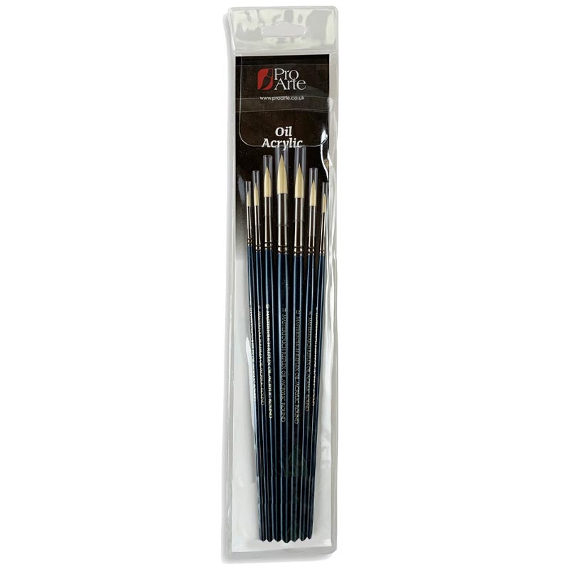 Mastertouch Reflex Oil / Acrylic Brushes – Round – Set of 7