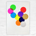 Spot Colours Screenprint by Dan Mather - signed, numbered and blind embossed