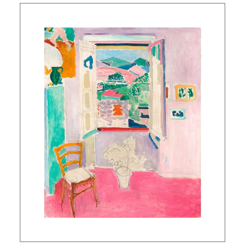 Open Window, 1911 poster by Henri Matisse